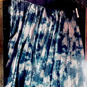 Green Tiedye Skirt Medium